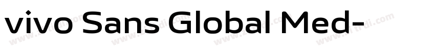 vivo Sans Global Med字体转换 vivo Sans Global Med字体转换